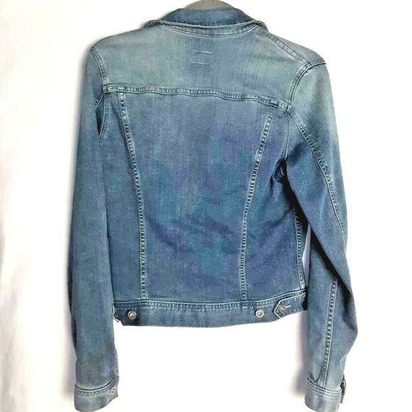 AG Adriano Goldschmied Womens Denim Jean Jacket L - Picture 6 of 8